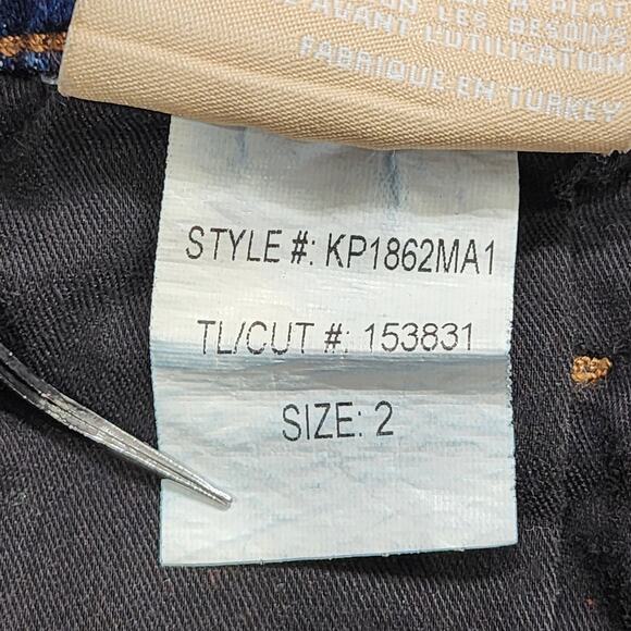 Kut From The Kloth Jeans Womens 2 Blue Ana High Rise Fab Ab Super Flare Stretch - Picture 13 of 16